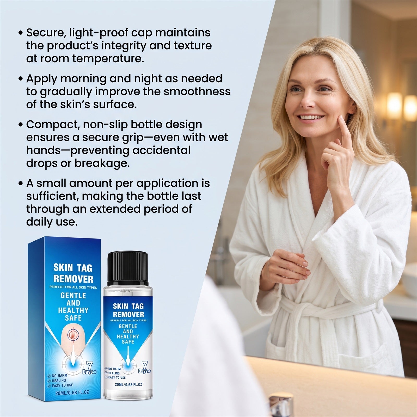 Lotion de soins de la peau Lotion d'application quotidienne