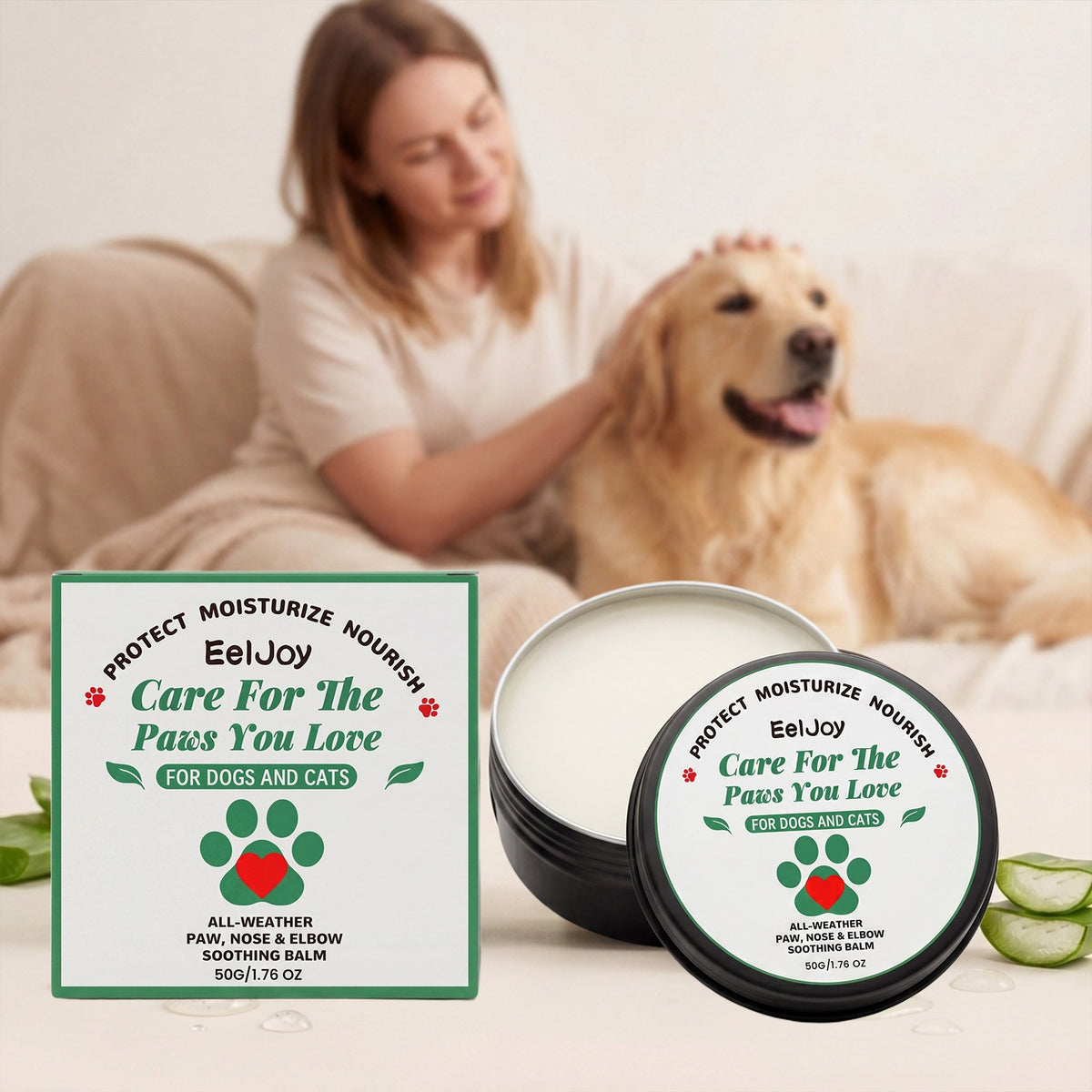 Eeljoy Pet Paw and Nez Care Wax