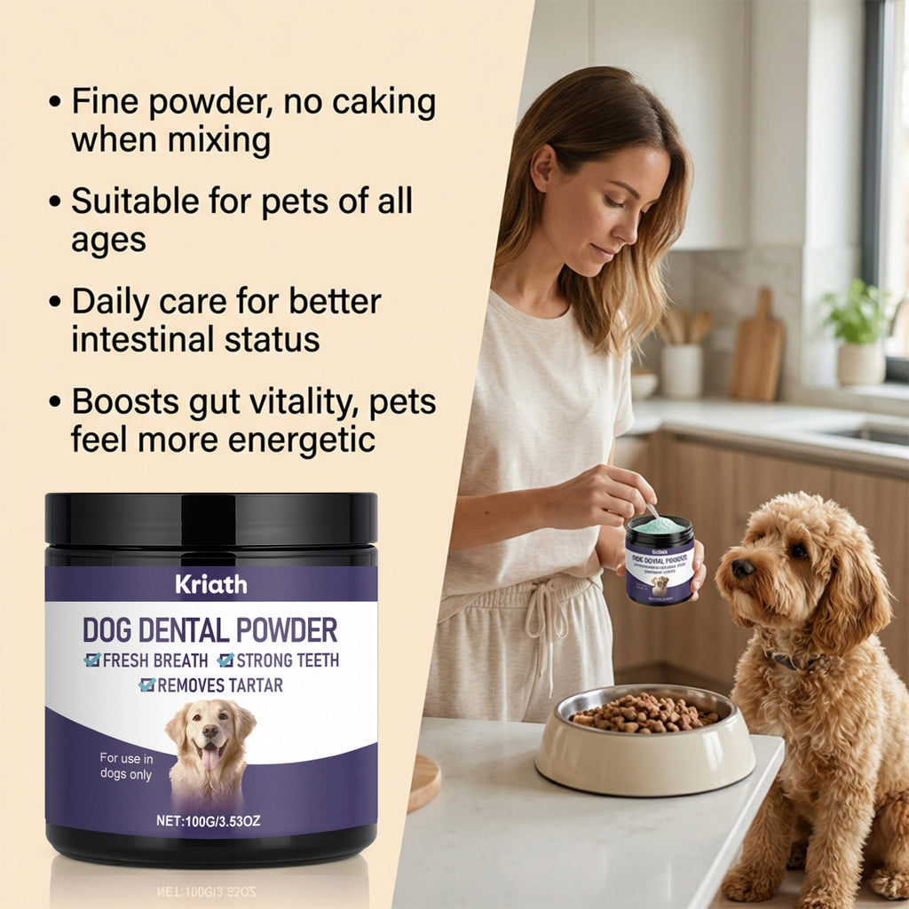 Poudre de fraicheur spécifique au chien