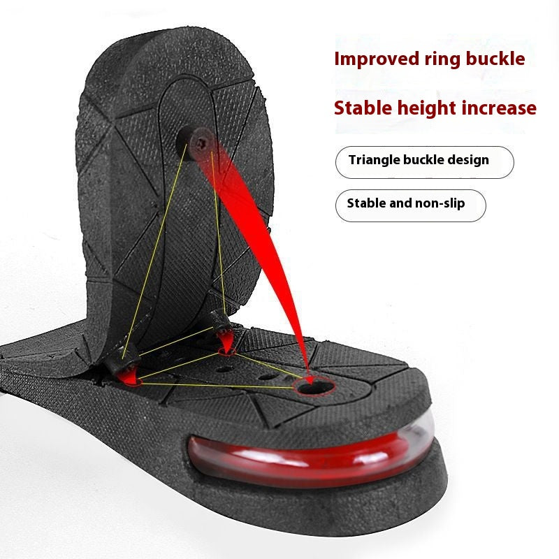 Hauteur Augmenter la semelle intérieure pour les femmes Invisible Confortable Hauteur Augmenter la semelle intérieure hommes