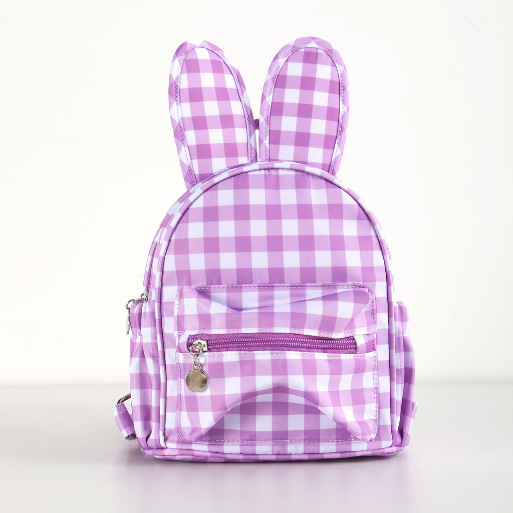 Sac à dos pour élèves de l'école primaire mini portable Plaid