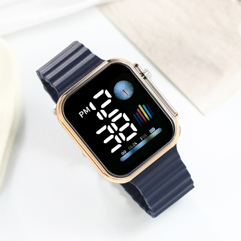 Une montre numérique élégante pour les étudiants qui suivent le temps