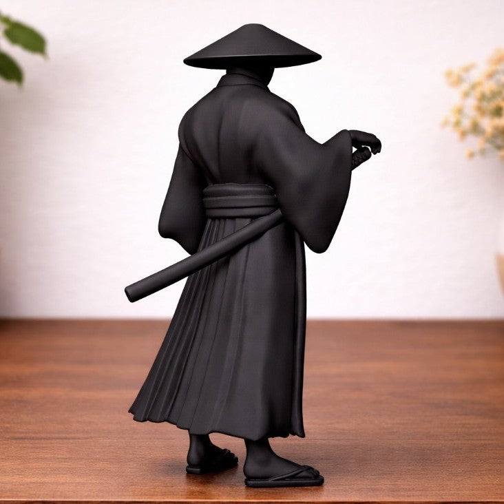 Black Sword-Wielding Samurai modèle imprimé 3D