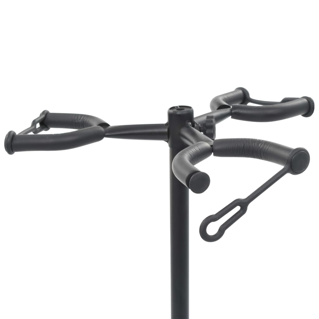 Support pour guitare acier noir