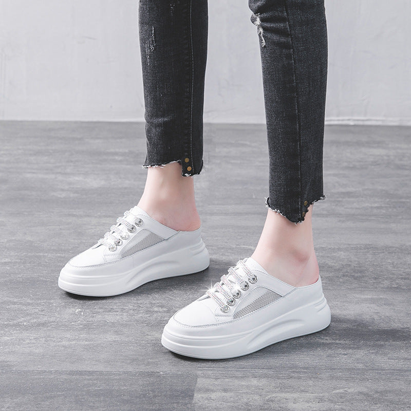 Femmes Mode Outer Wear Platform Slippers