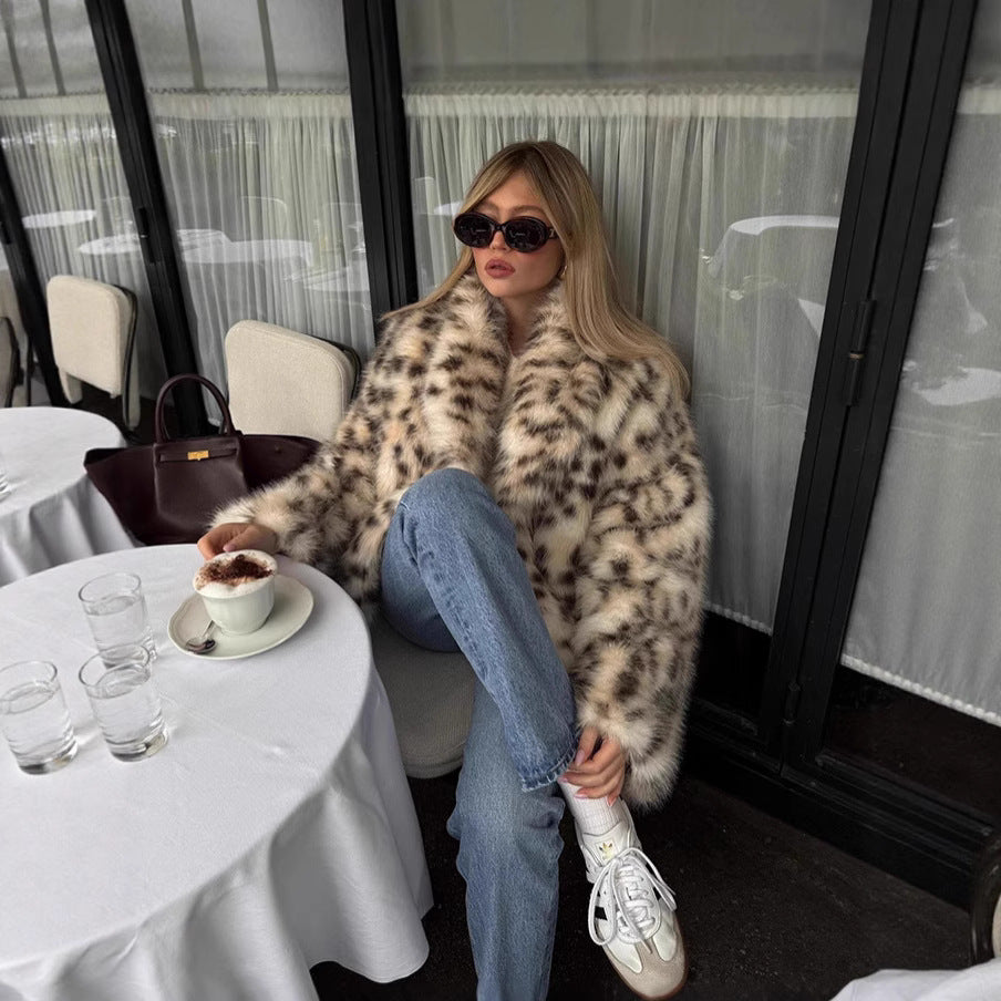 Manteau de fourrure pour femmes