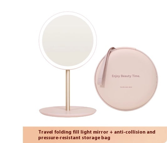 Miroir de maquillage Muid Net Red Portable Led Table Top Dressing Miroir avec lumière