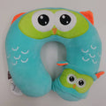 Cute Blue Owl UShaped Travel Cou Oreiller en peluche souple Cou Support Oreiller