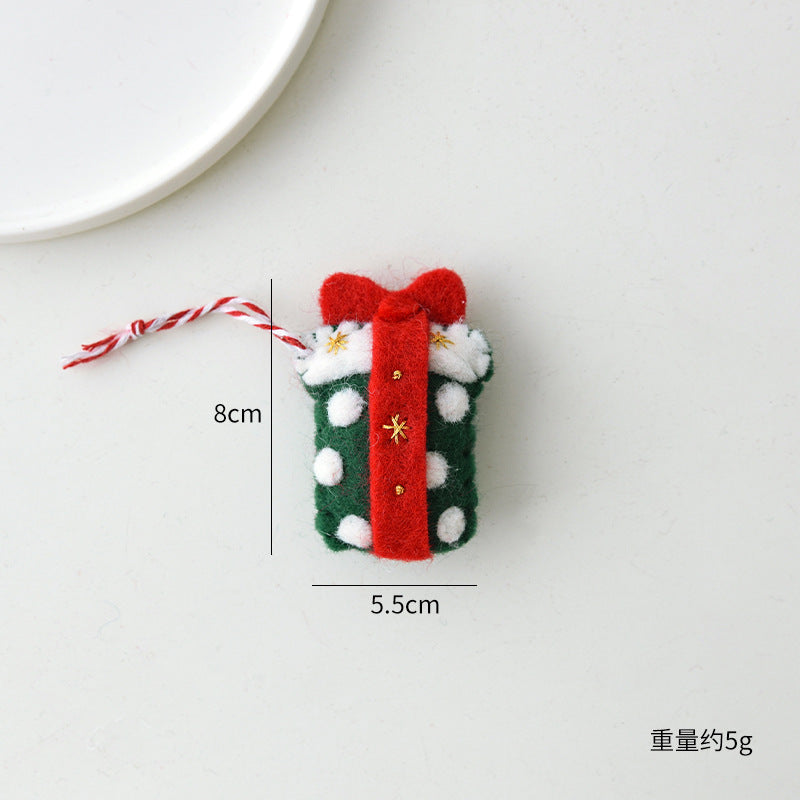 Felt Christmas Stocking Gants Sac Cadeau Ornement suspendu