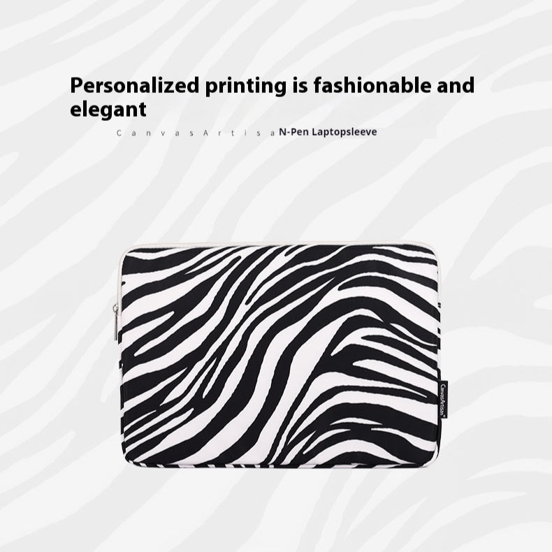 Pattern Zebra Casual Digital Notebook Protection Manche