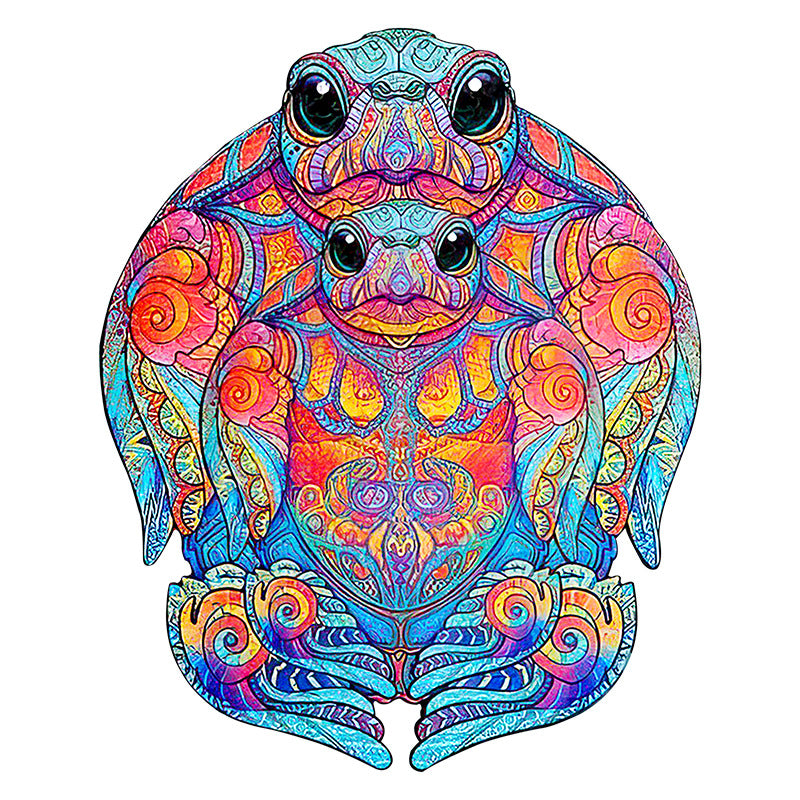 A5 Puzzle animal en bois
