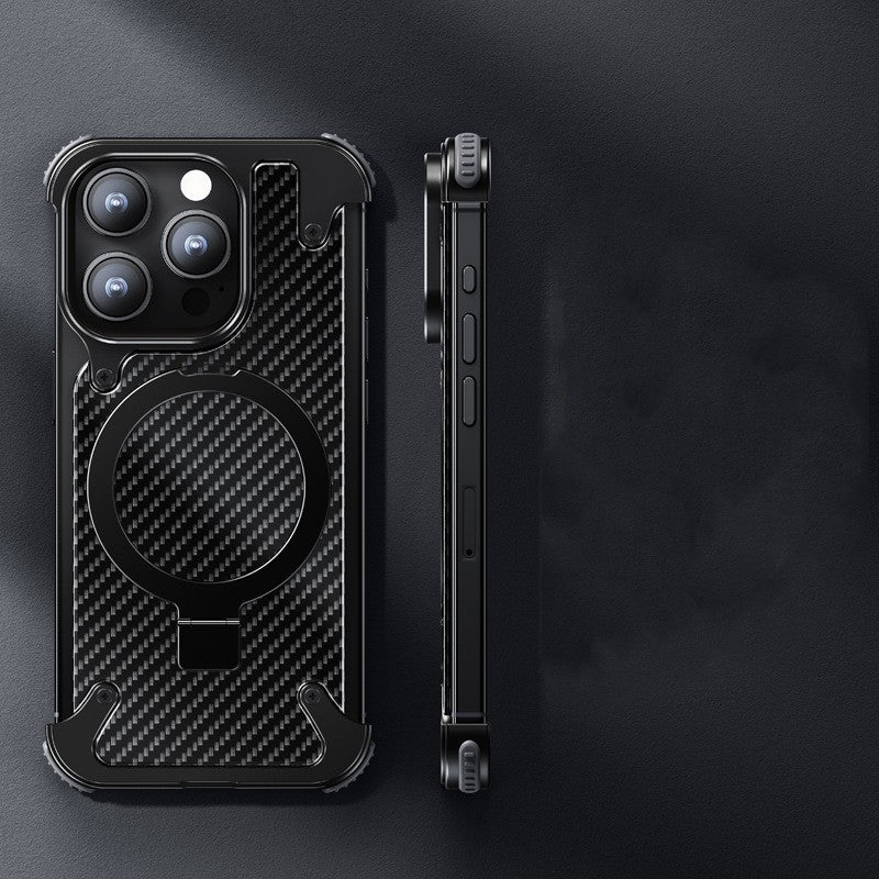 Carbon Fibre Téléphone Shell Metal