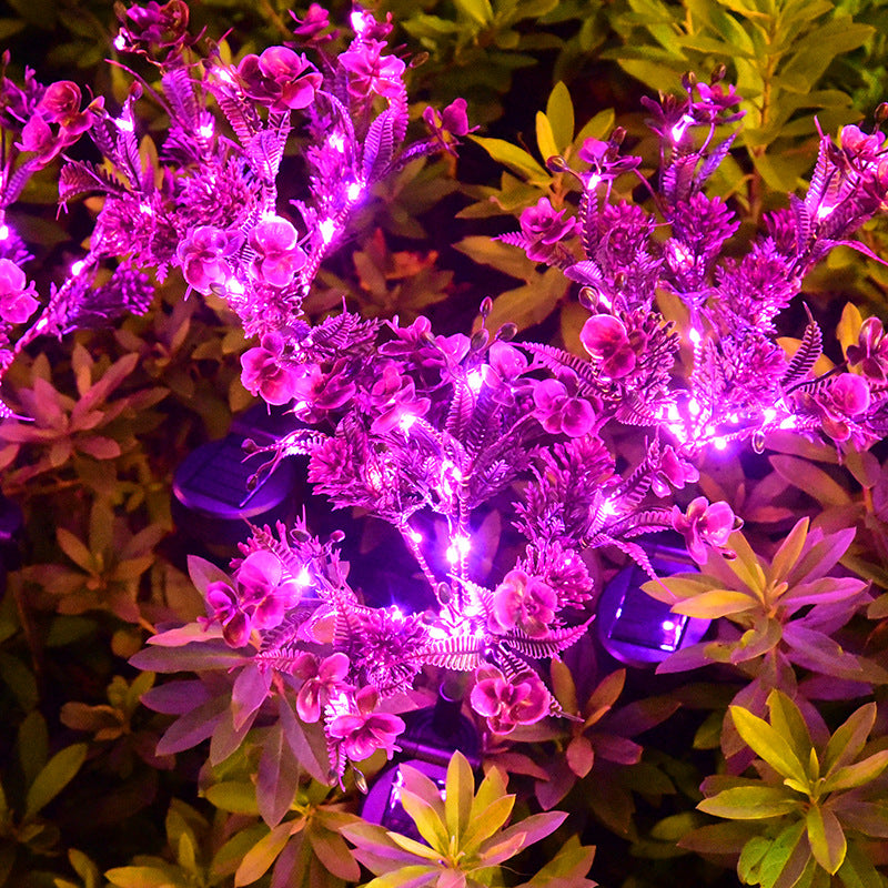 Solar Phalaenopsis Festive Outdoor Lantern