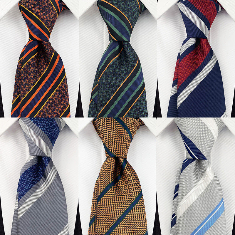 British Gentleman style rayé Mens Tie pour les costumes et Streetwear Coordination