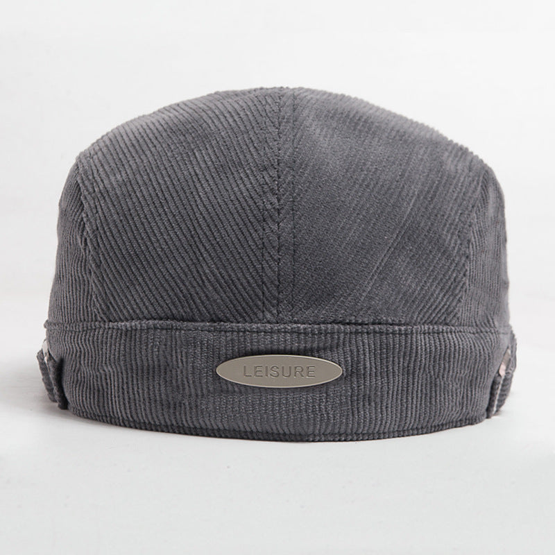 Corduroy d'automne et d'hiver avec deux chapeaux