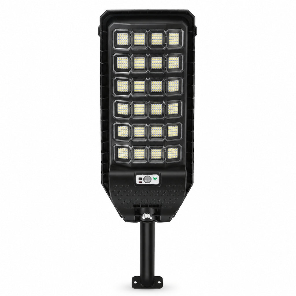 Solar Powered Motion Sensor Outdoor Light W7207 6 Noir pour Garden Yard Street Wall LED