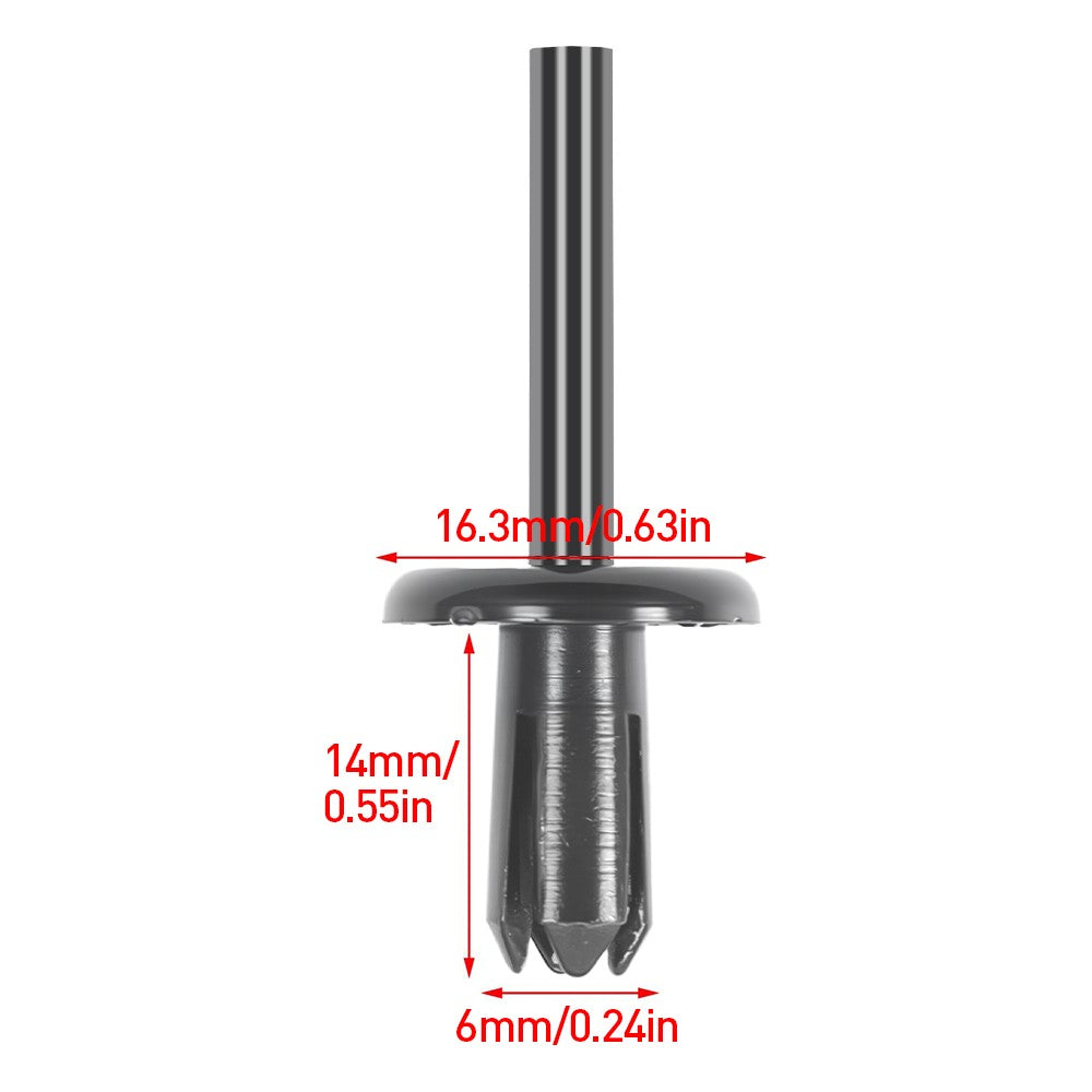 100x Roue Arch Mud Spat Push Rivet clips Remplacement pour L et Rover Defender