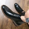 Bottes d'hiver en caoutchouc brun homme