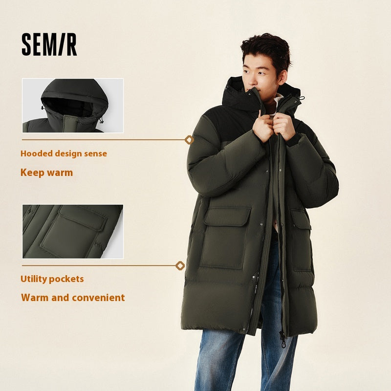 Vêtements d'hiver pour le couple longue imperméable