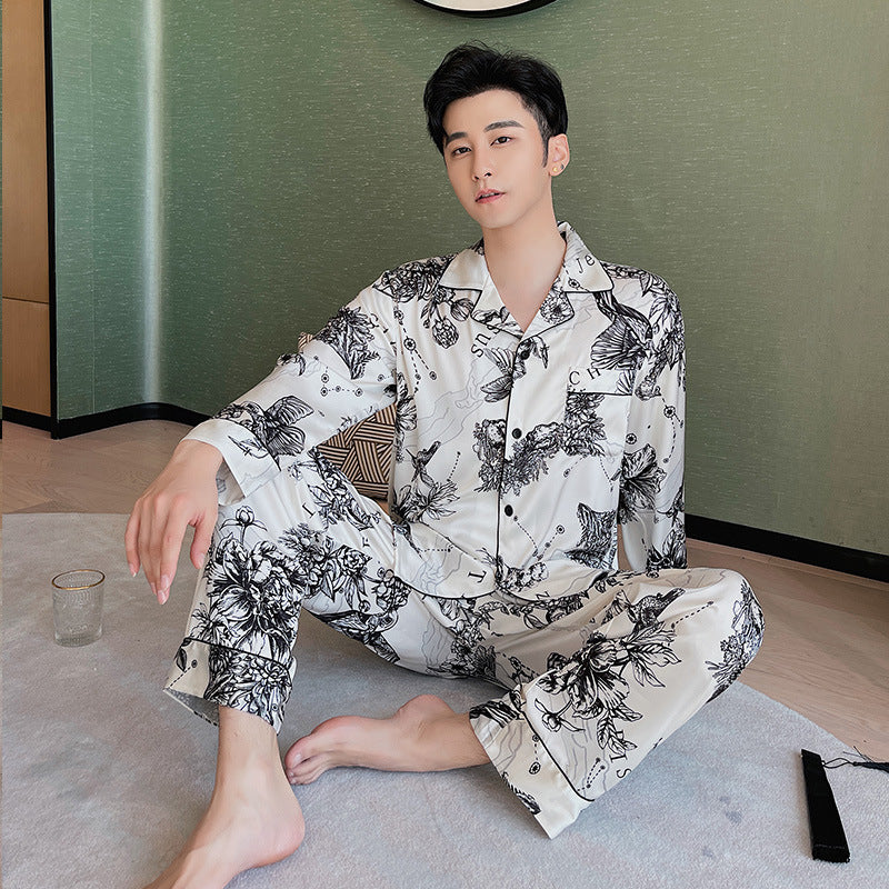 Ensemble de pyjamas occasionnels mode hommes et femmes