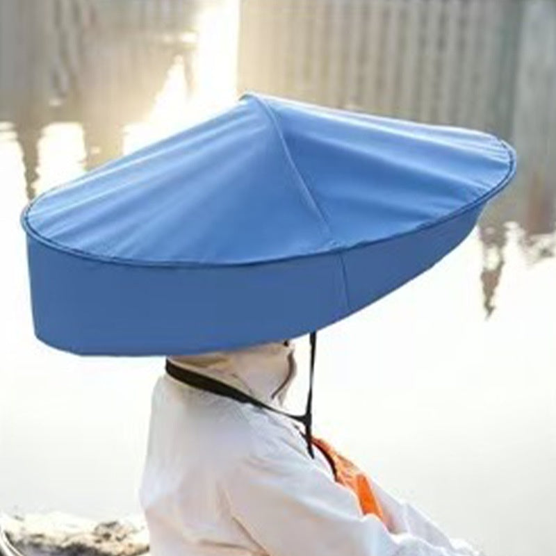 All-Weather Portable Foldable Headband Umbrella