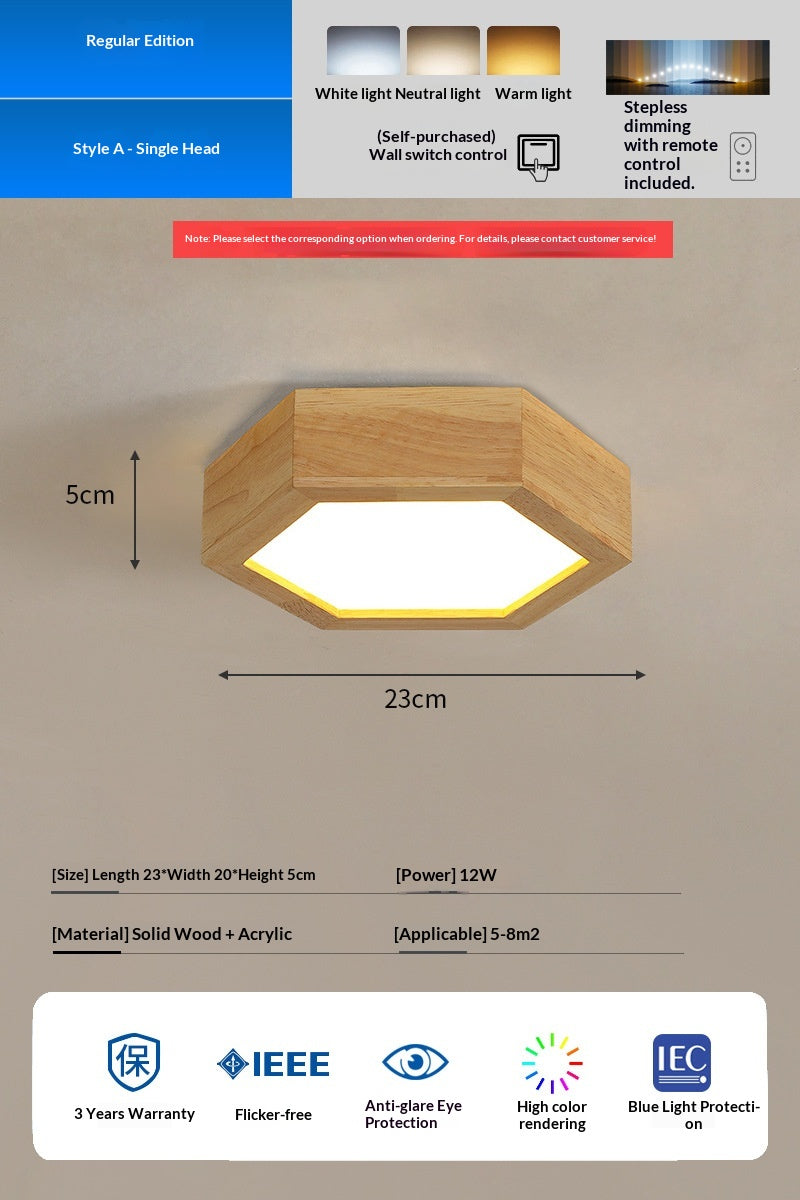 Minimalist Modern Creative Plafond Lumière pour l'entrée