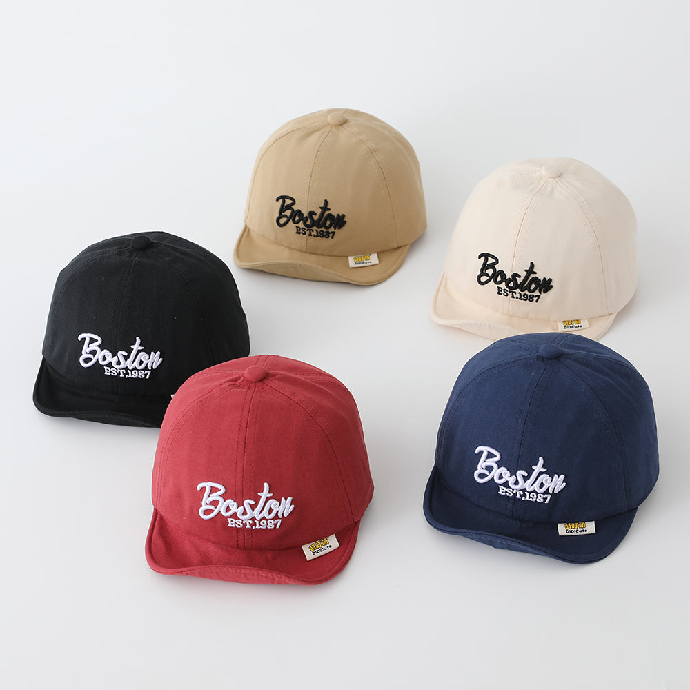 Enfants Solid-color Anglais Brodé en trois dimensions Ajustable Trendy Fashion Sof
