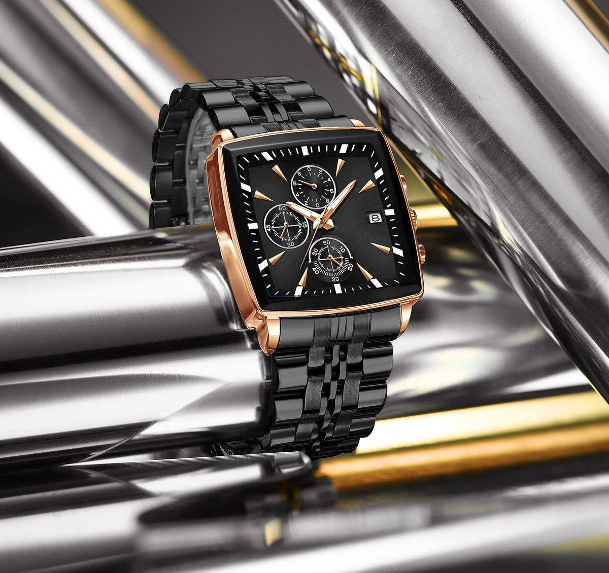 Montre Smart Homme High End avec Glow Imperméable Business multifonctionnel