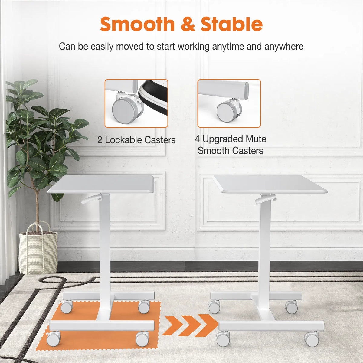 Ordinateur portable de bureau réglable pour la maison