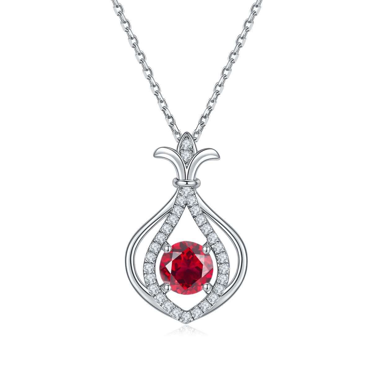 S925 Collier en acier inoxydable