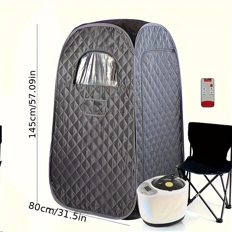Sauna mobile pliable à la maison pour une thérapie à vapeur à corps complet