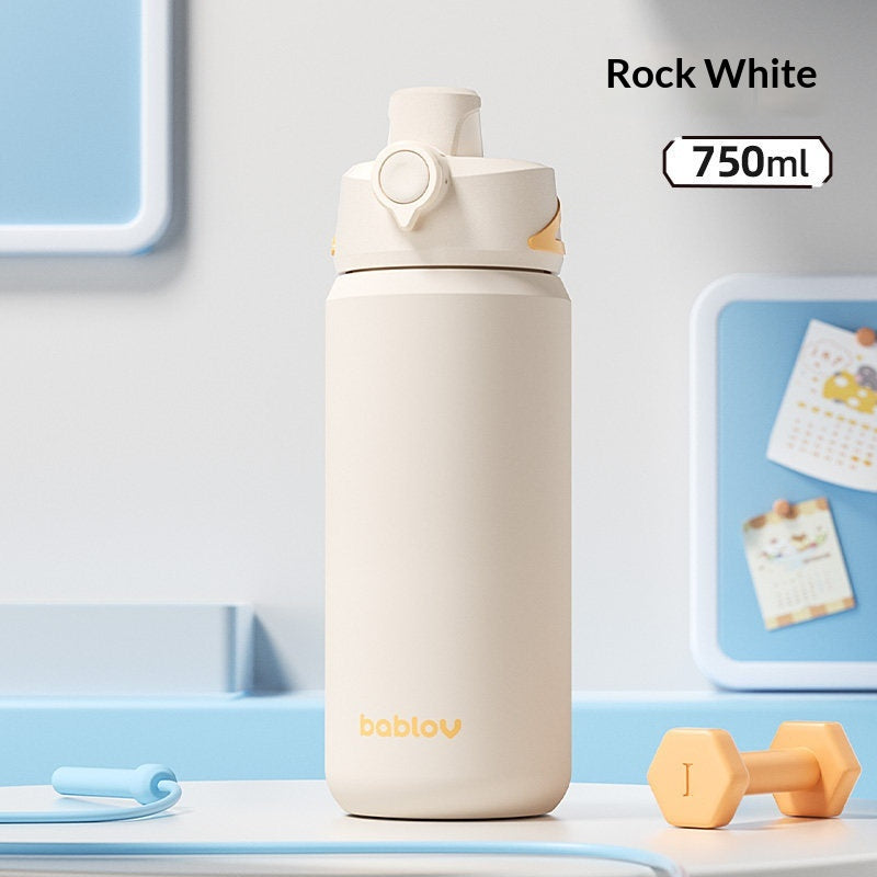 Bouteille d'eau en acier inoxydable à grande capacité
