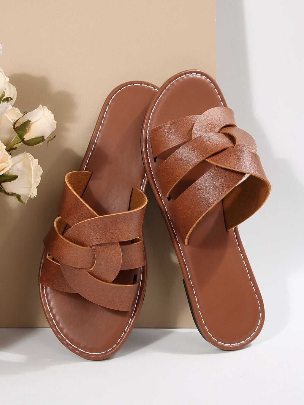 Femmes Nouveau-style Beach Flat Chaussures Hollow-out