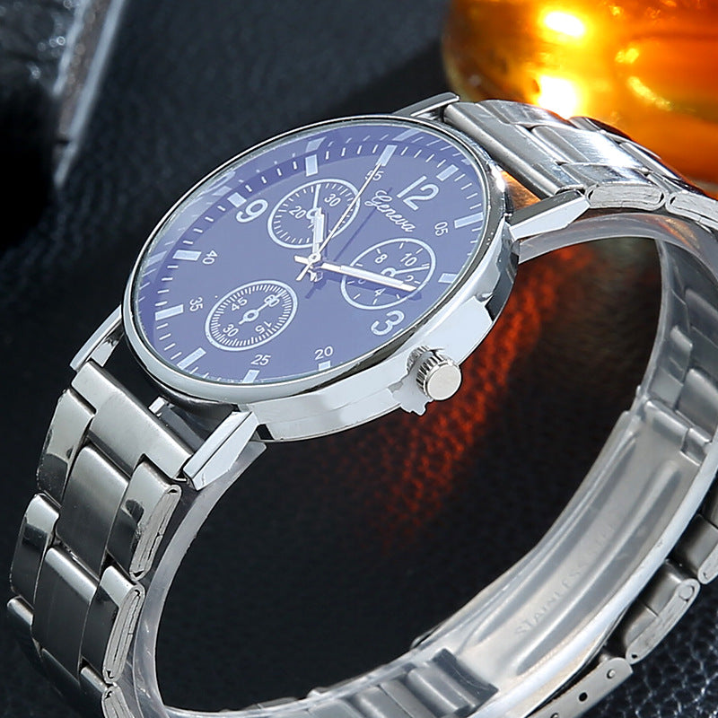 Montre Bleue Casual Homme