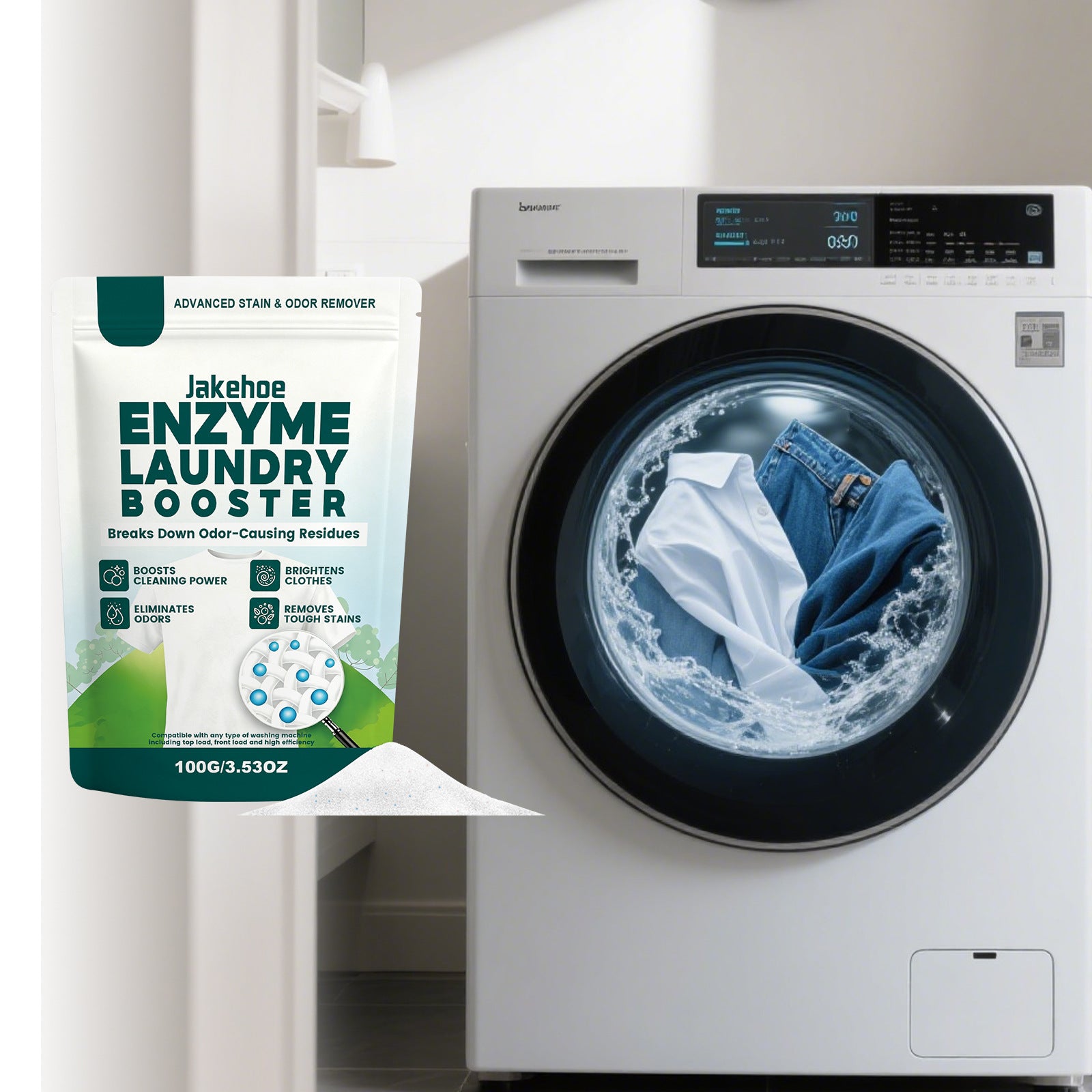 Détergent pour laver les mains et laver la machine
