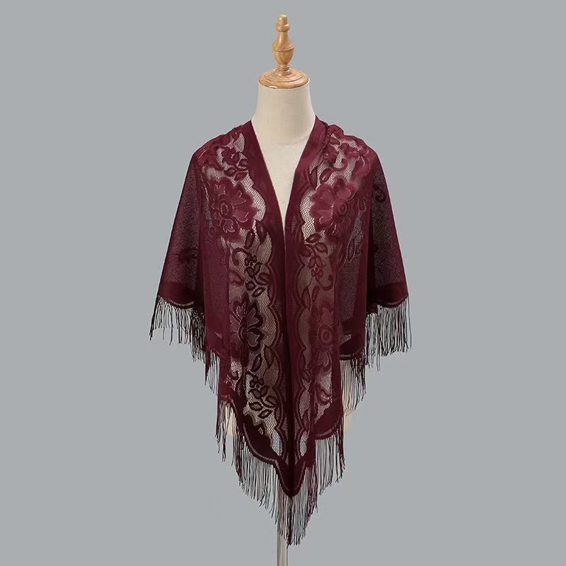 Triangle en dentelle respirante pour femmes avec design floral