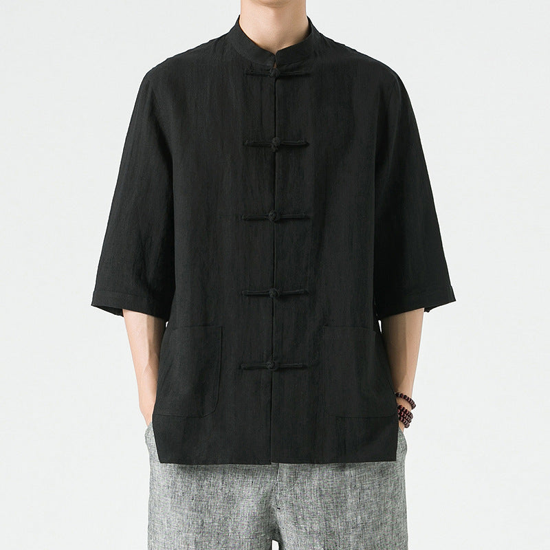 Chemise style chinois retro Tang style chinois