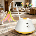 Jouet de divertissement de chat jaune pour le temps de jeu actif — Ensemble d'accessoires partiels