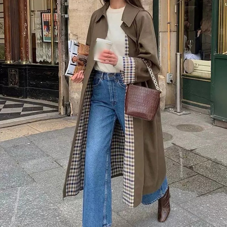 Veste longue pour femme