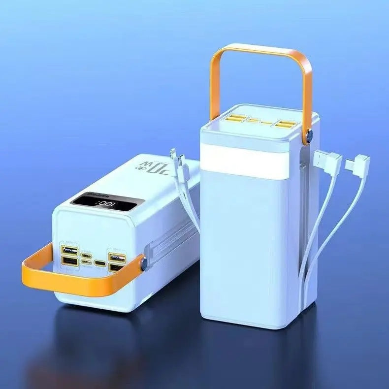Avec câble grande capacité Super rapide Camping Power Bank