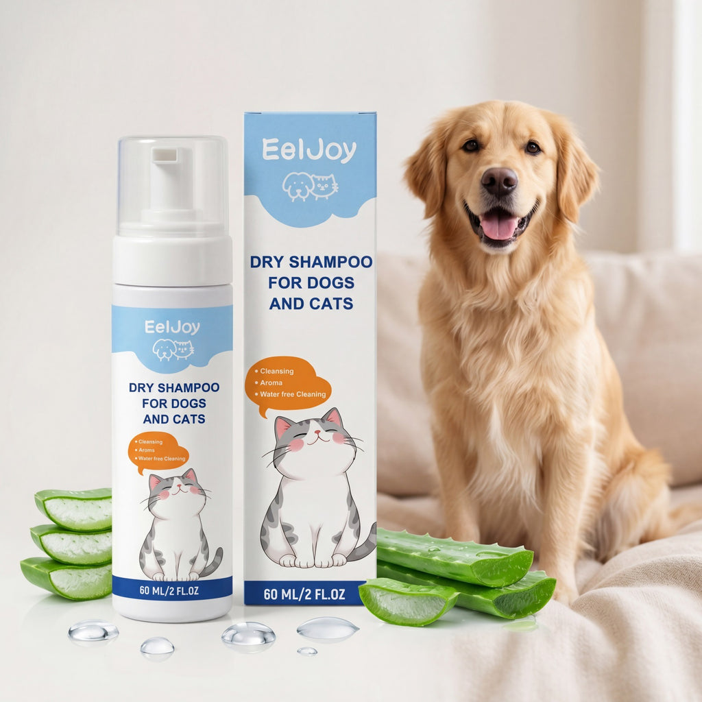 Shampooing sans rinçage pour chiens et chats