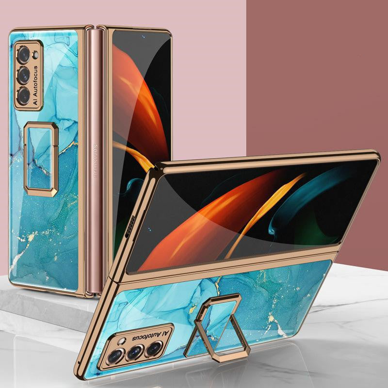 Pliage vertical horloge boîtier téléphonique entièrement inclusive personnalité Homme