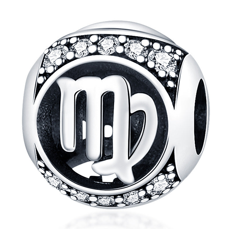 12 Accessoires de perles de signe zodiac pour bracelets bricolage