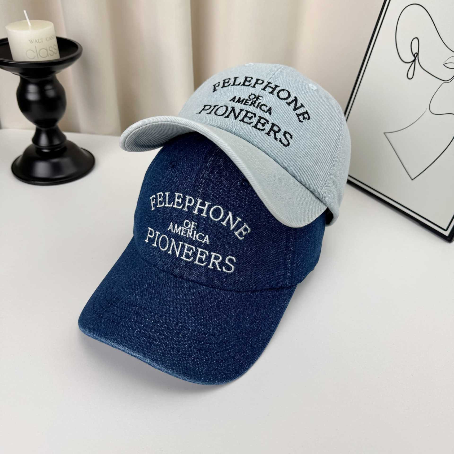 Chapeau de baseball de Denim polyvalent pour hommes