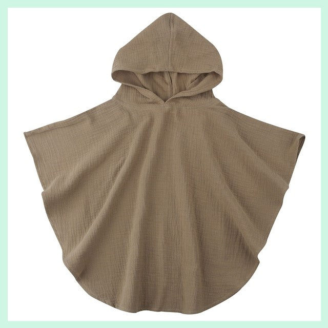 Douce coton bébé serviette à capuche Serviette de bain pour les garçons filles bain