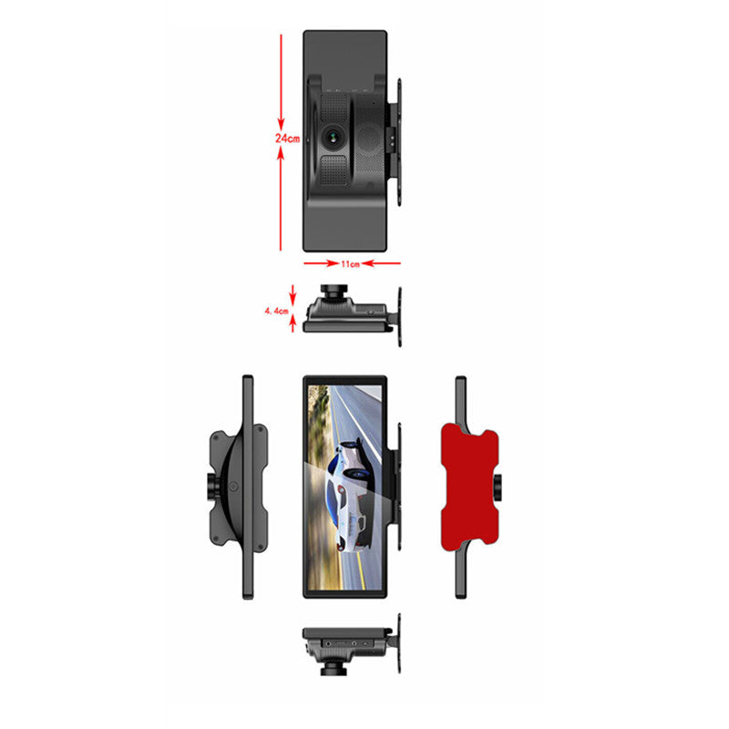 2.5K High-definition Mobile Phone Screen Projection Driving Recorder Reversing Image Voice
