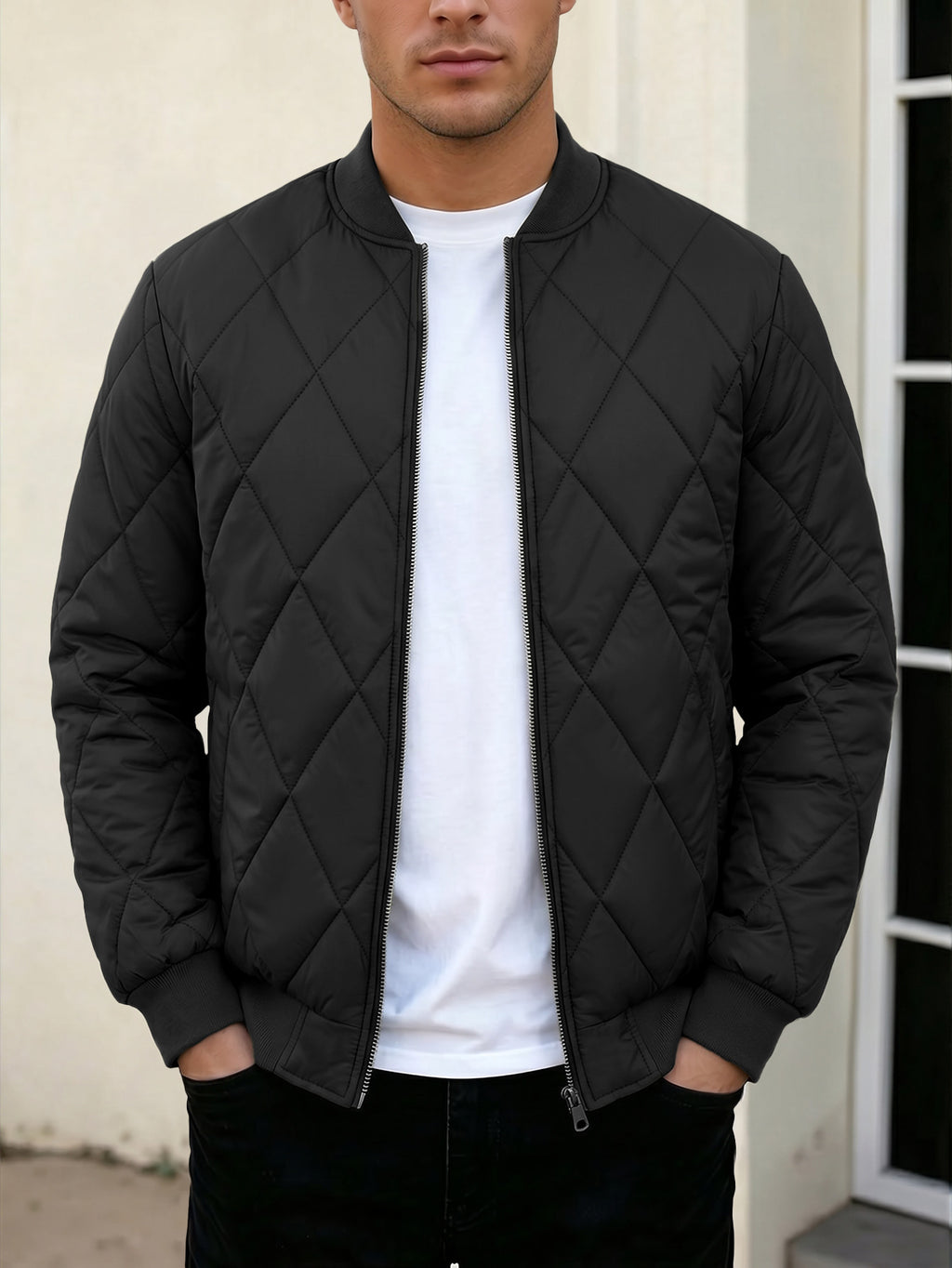 Vêtements de dessus pour homme en couleur solide pour l'automne et l'hiver
