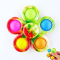 Jouet anti-stress Fidget Spinner avec impression couleur