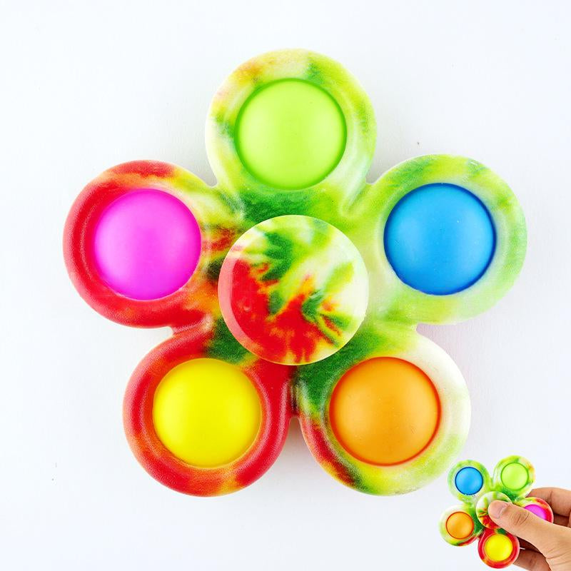 Jouet anti-stress Fidget Spinner avec impression couleur