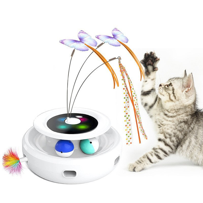 Jeu de chat amusant Table tournante Auto-Hi Pet Jouet de chat électrique